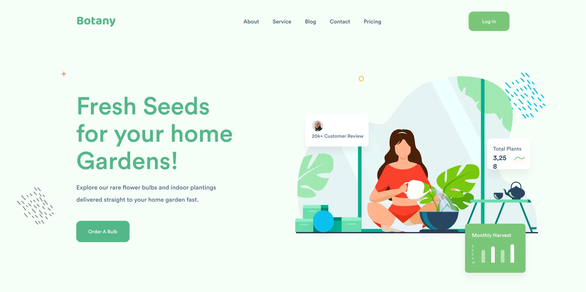 Botany Website UI